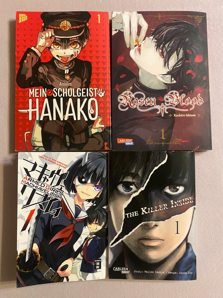 4 Mangas/Comics in Stein