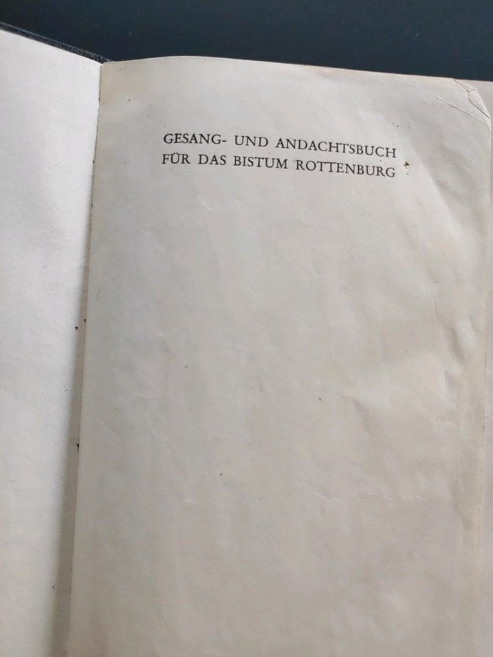 Gesangbuch 1949 in Vogt