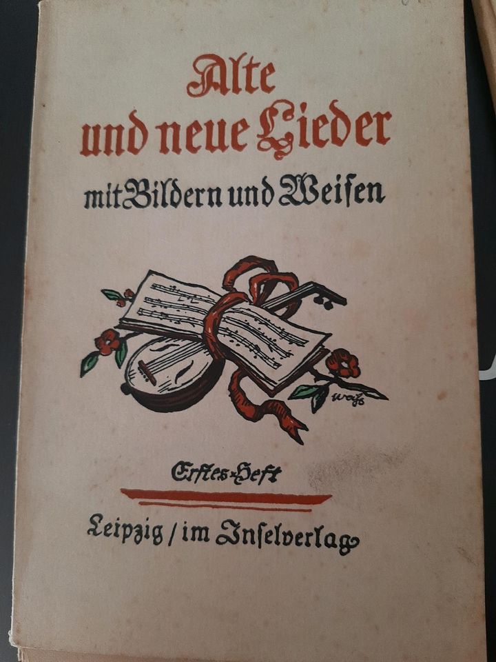 Alte Bücher    Buch alte und neue Lieder Band 1bis 4 in Weeze