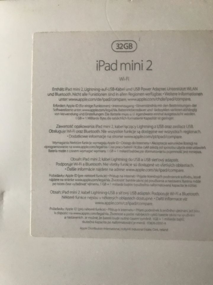 IPad mini 2 WIFI, 32 GB, Silber, gut erhalten, Technisch OK in Nürnberg (Mittelfr)