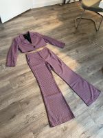 Pink Schwarz Anzug (Blazer Hose) Hahnentrittmuster Stradivarius L Östliche Vorstadt - Steintor  Vorschau