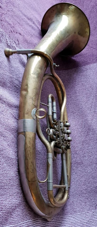 Tenorhorn, Bariton, Horn, Marschinstrumente, Musikinstrumente, in Hirzenhain