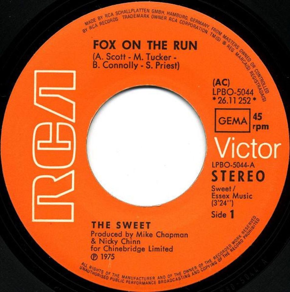 The Sweet – Fox On The Run in Morsbach