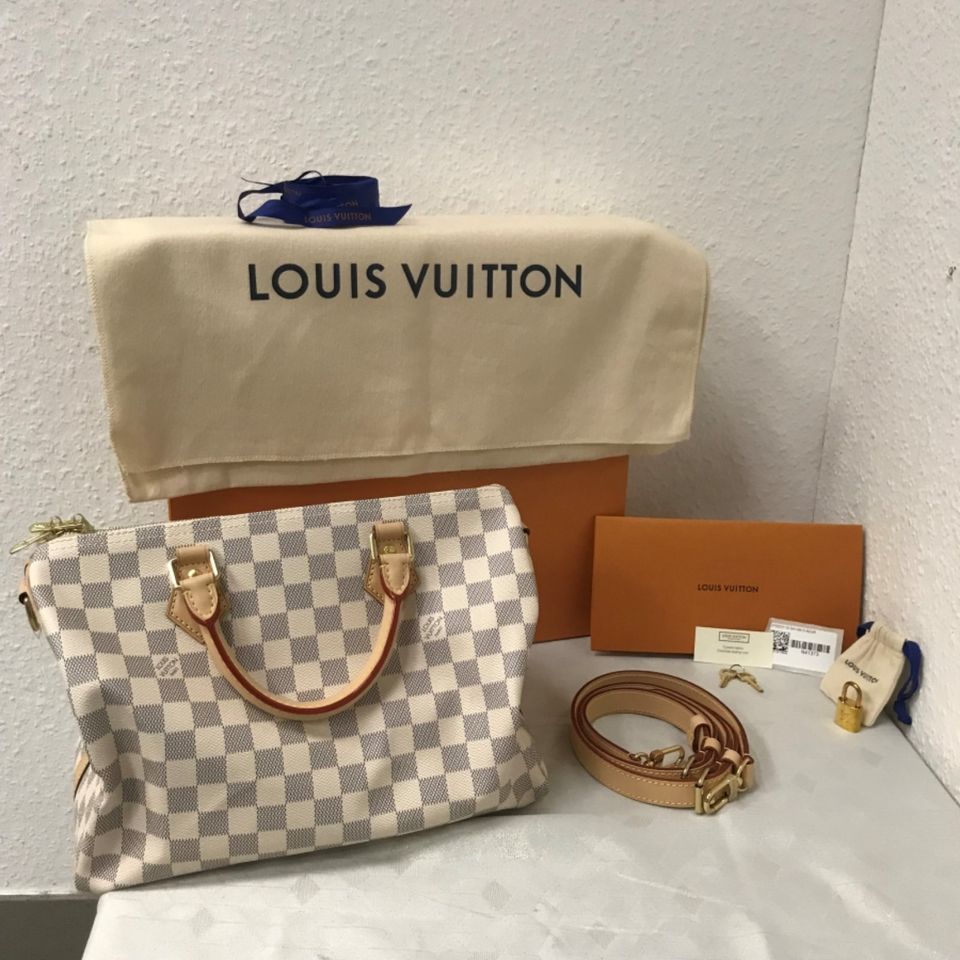 Louis Vuitton Speedy 30 Damier Azur Canvas pdddd 32338 in Düsseldorf