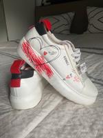 Coole Sneaker echt Leder weiß Gr 39 Mecklenburg-Vorpommern - Stralsund Vorschau