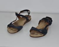 BENVADO Sandalen Gr. 40-41 EU, 7 UK blau, braune Gummisohle Nordrhein-Westfalen - Wassenberg Vorschau