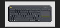 Logitech K400 Plus Kabellose Touch-TV & PC-Tastatur Brandenburg - Doberlug-Kirchhain Vorschau