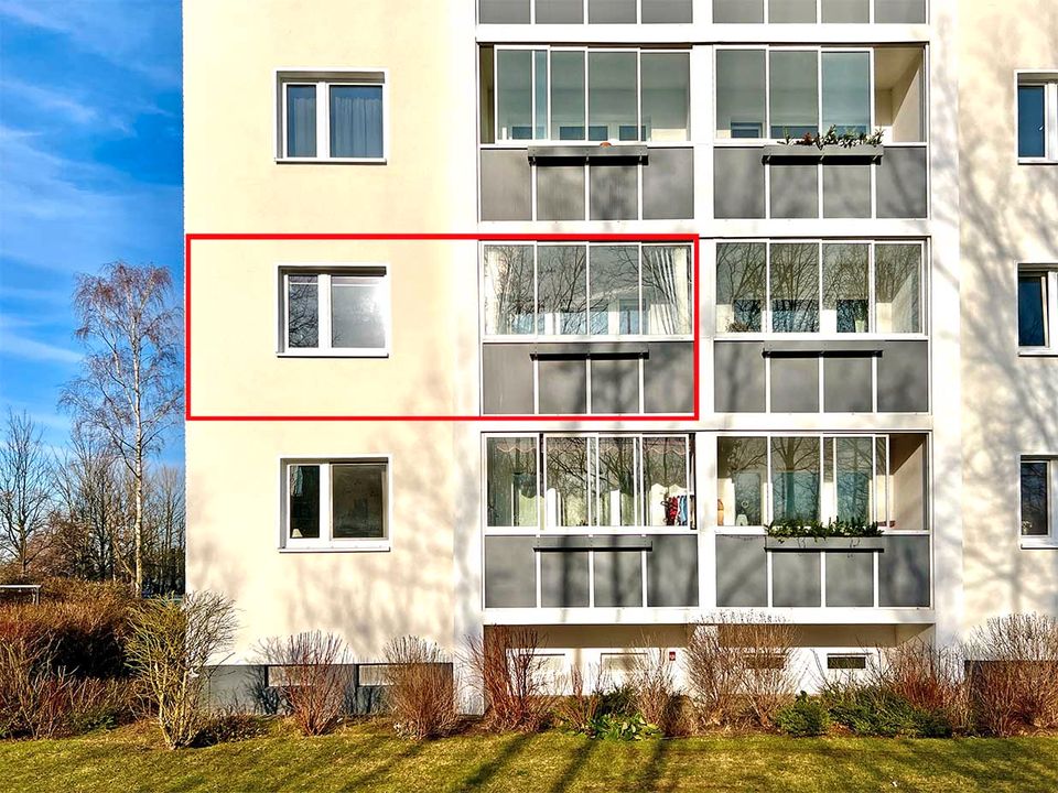 3 Raum Wohnung im 1. OG in Rostock-Lichtenhagen, nahe Ostsee in Rostock