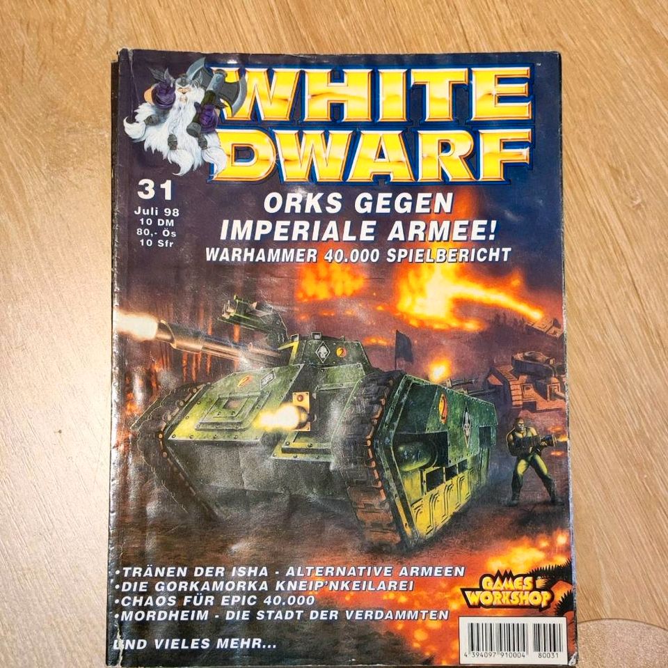 Warhammer White Dwarf Hefte von 1998 Nr. 25-31 in Lüneburg