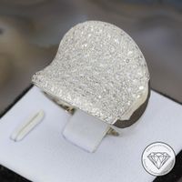 Wert 7.750,- Brillant Pavé Ring 750 Weiß Gold 18 KT XXYY M*205145 Duisburg - Hamborn Vorschau