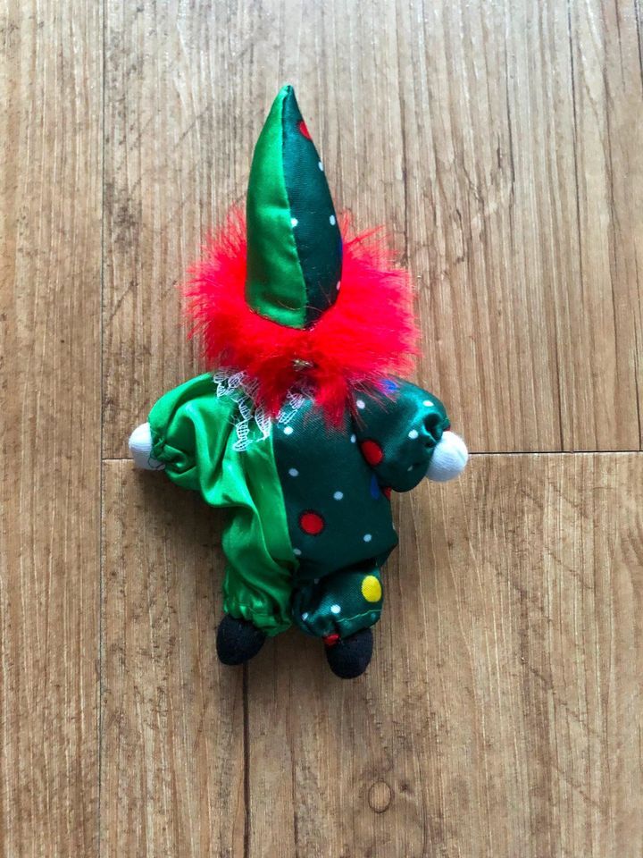 Clown Figur, Körper aus Stoff, Höhe 17 cm in Neuss