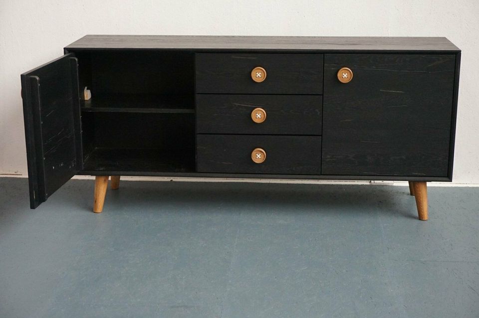 Bodahl Sideboard Tailor # Mocca black # Massiv-Möbel in Alsfeld