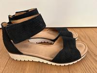 Gabor Sandalen Schuhe Sommer 41 schwarz 7,5 7 1 2 Klett hinten zu Köln - Lindenthal Vorschau