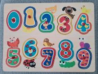 Steckpuzzle Einlegepuzzle Zahlen Tiere Montessori Waldorf Brandenburg - Dallgow Vorschau