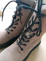TAMARIS SCHNÜRBOOTS/ STIEFEL, Gr. 37, Wildleder, beige Hessen - Homberg Vorschau