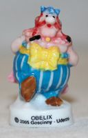 Porzellan- Sammlerfigur, Miniatur,- Setzkastenfigur, "Obelix" Nordrhein-Westfalen - Minden Vorschau