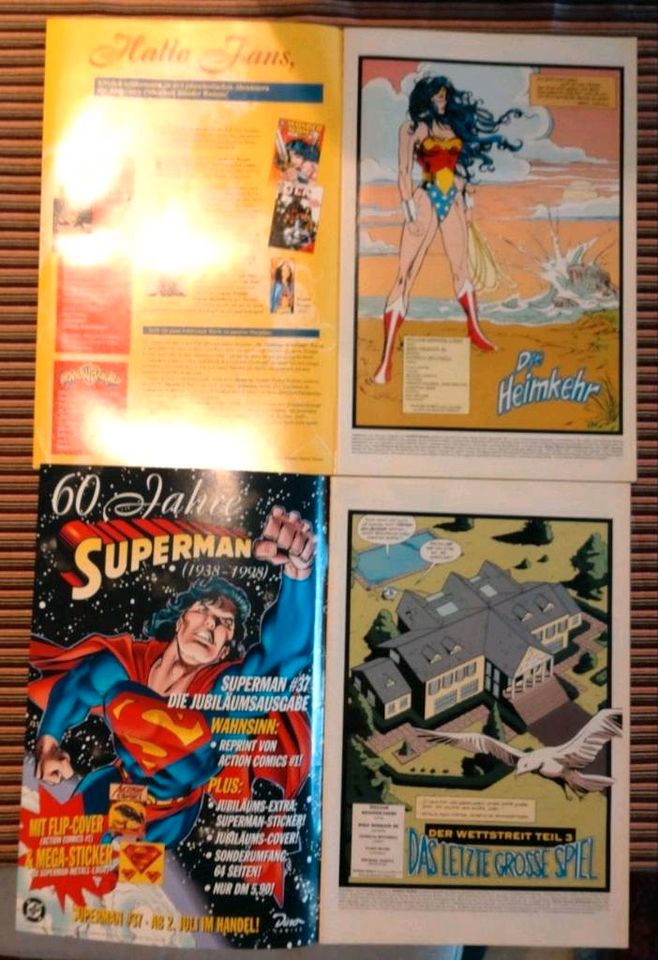 6 x Wonder Women DC Dino Verlag 1998 in Neuss