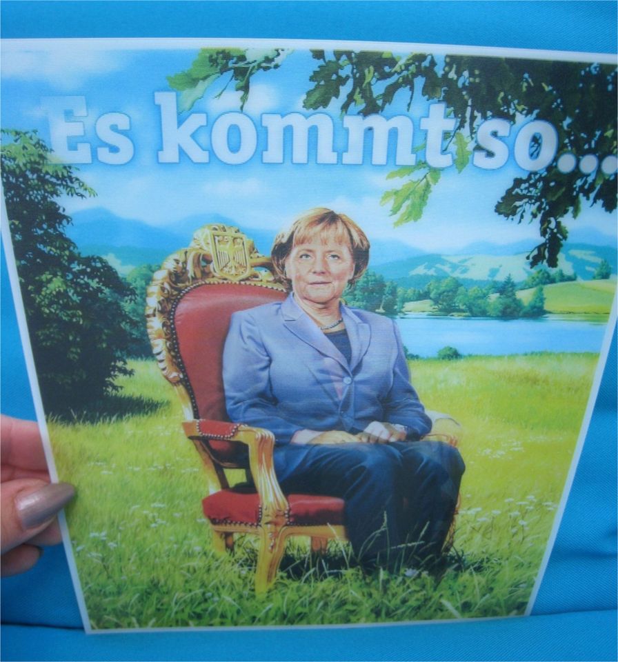 "Spiegel" Hologramm Merkel Steinmeier Wahlkampf 2005 Es könnte so in Bad Soden am Taunus