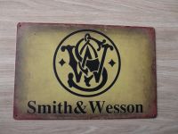 Smith & Wesson-Hersteller von Schusswaffen-Vintage Blechschild Nordrhein-Westfalen - Leverkusen Vorschau
