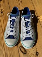 Converse All Star weiß, mit lila und türkis, 38.5 Berlin - Lichterfelde Vorschau