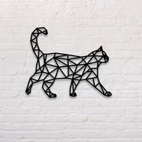 2D  Low Poly Katze (3d gedruckt) Saarland - St. Ingbert Vorschau