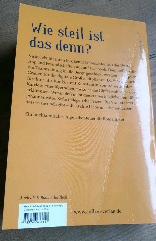 Buch, Ellen Berg, Roman, Manche mögen's Steil in Wangen im Allgäu