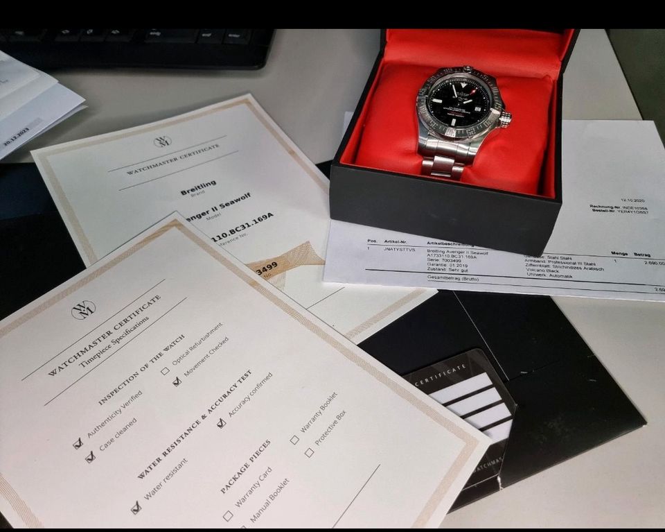 Original Breitling Avenger Seawolf 2 - frischer Service in Ebersbach an der Fils