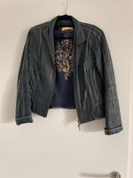 Lederjacke dunkelblau Gr 40 von BIBA Nordrhein-Westfalen - Kerpen Vorschau