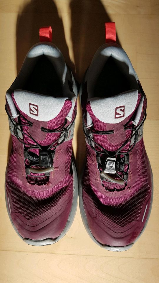 Salomon X Raise GTX W Schuhe Weinrot Größe EUR 38,  US 6.5 in Trebur