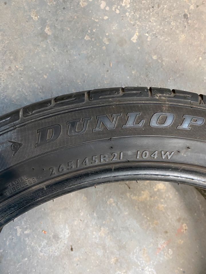 Dunlop 265 45 R21 Sommerreifen 5,5mm in Moers