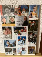 Biathlon-Autogramme im Bilderrahmen Saarland - Losheim am See Vorschau