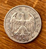 1 Reichsmark 1927 F - Deutsches Reich Sammlermünze Düsseldorf - Stadtmitte Vorschau