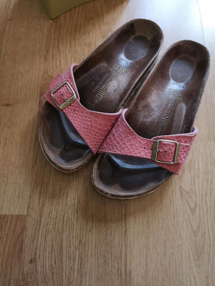 Birkenstock Madrid skinny snake rosa 38 schmal in Lichtentanne