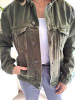 ZARA Herren Jeansjacke leicht destroyed , navygrün, S Berlin - Reinickendorf Vorschau