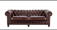 Chesterfield Couch / Sofa Echtleder Berlin - Schöneberg Vorschau