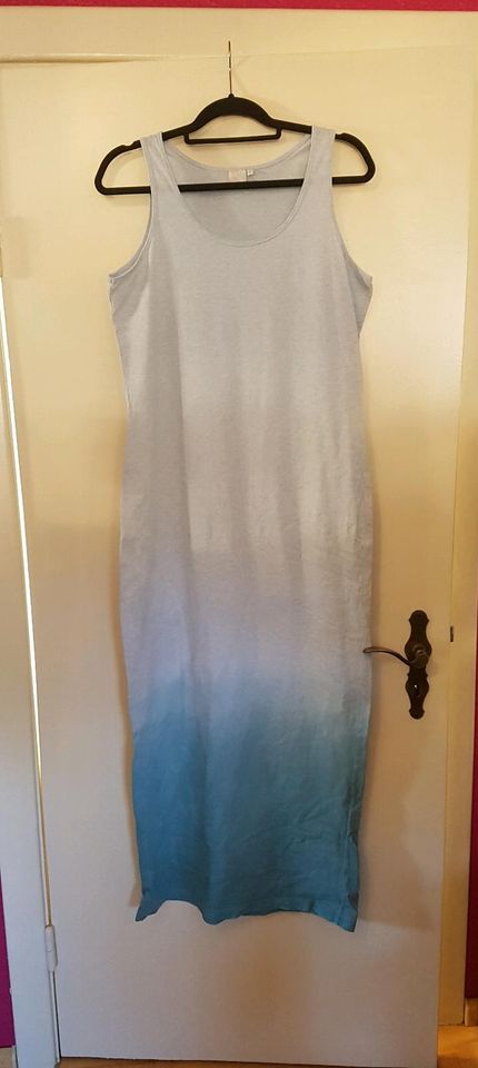 Kleid/ langes Kleid/ Deerberg/ blau, farbverlauf/ Größe M, 38 in Rosengarten