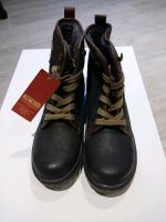 Stiefel gefüttert Winterstiefel Mustang grau-blau Gr. 36 Thüringen - Mihla Vorschau