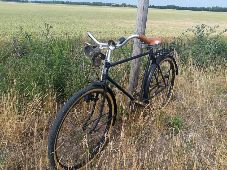 Rixe Fahrrad 28 /Retro/Oldtimer/ Vintage/Boschdynamo/Karbitlampe in Calbe (Saale)