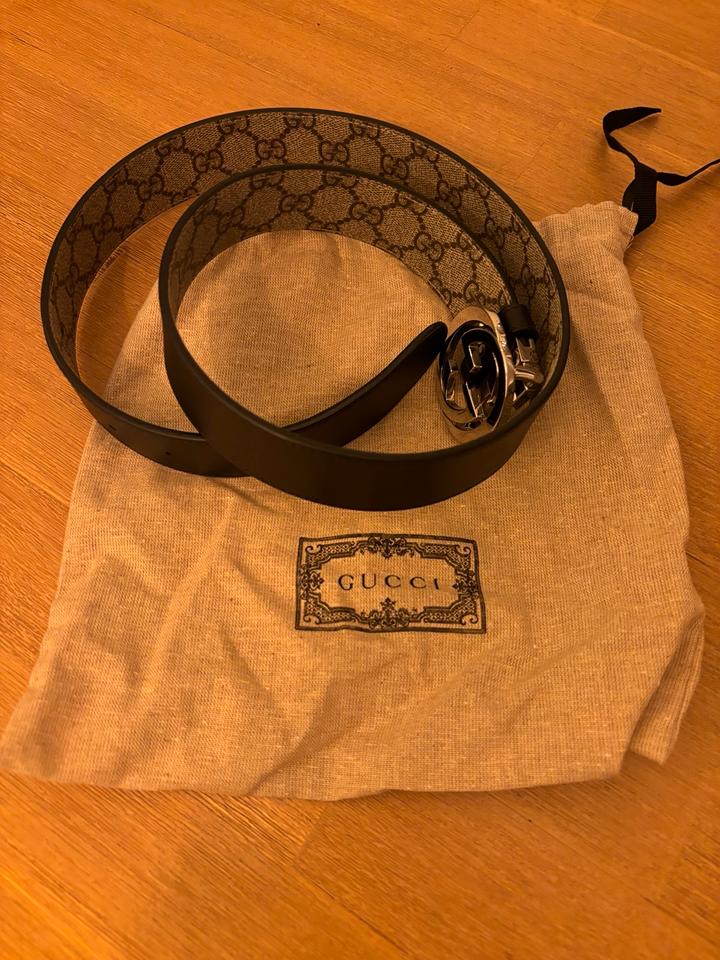 GUCCI wendbarer Gürtel mit GG Supreme-Canvas 85er Lönge in Potsdam