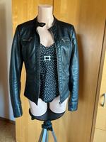 Only schwarz Leder Jacke Größe 36 Bayern - Heßdorf Vorschau