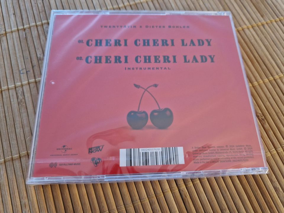 NEU Twenty4Tim Merchandise Cheri Cheri Lady CD in Leonberg