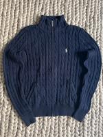 Strickjacke Strickpullover Pulli cable knit Zopfmuster blau m s Baden-Württemberg - Rottenburg am Neckar Vorschau