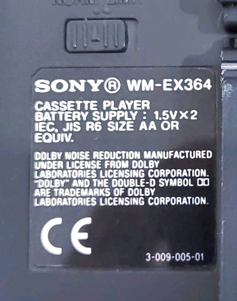 Sony Walkman WM EX 364 Auto Reverse Mega Bass in Havixbeck