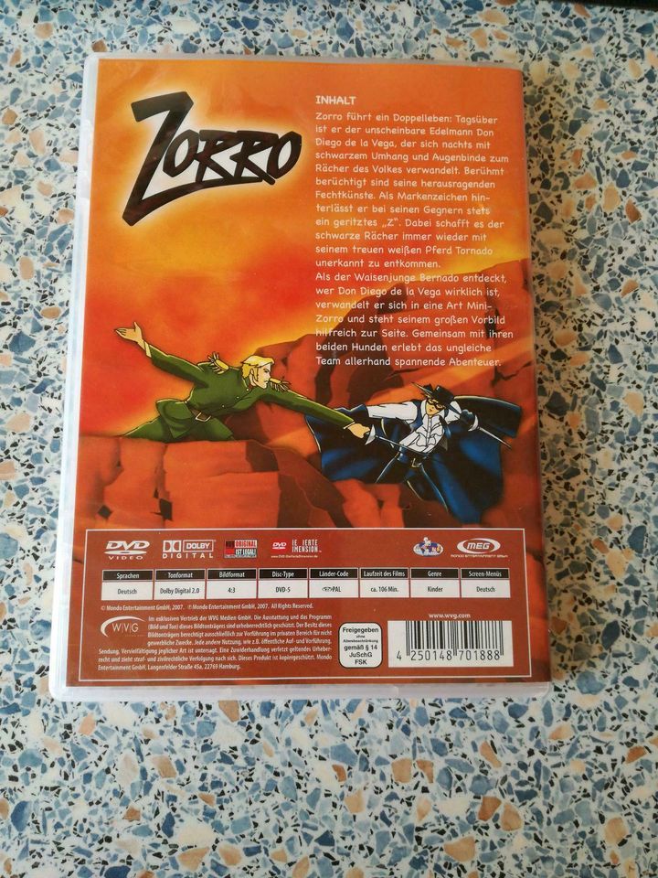 Zorro/ Kinder DVD in Regensburg