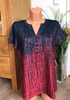 Shirt Bluse Tunika Top M 38 40 rot blau sportlich elegant Nordrhein-Westfalen - Westerkappeln Vorschau