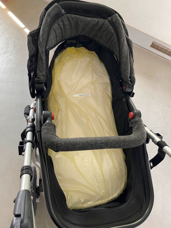 Premium Kinderwagen TFK  0 bis 34 KG mit allem Zubehör in Neckartenzlingen