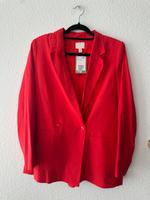 H&M Eleganter Blazer mit Knopf, rot | NEU mit Etikett! ❤️ Hessen - Rodgau Vorschau