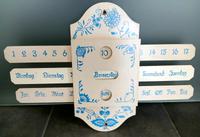 DDR KALENDER JAHRESKALENDER HOLZ HANDARBEIT VEB ALT Sachsen - Erlau Vorschau