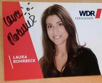 Handsignierte Autogrammkarte Laura Rohrbeck Dithmarschen - Brunsbuettel Vorschau