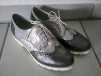 ❤Halbschuhe, Schnürschuhe, Jana, grau/silber, Größe 37, NEU ❤ Baden-Württemberg - Altheim (Alb) Vorschau